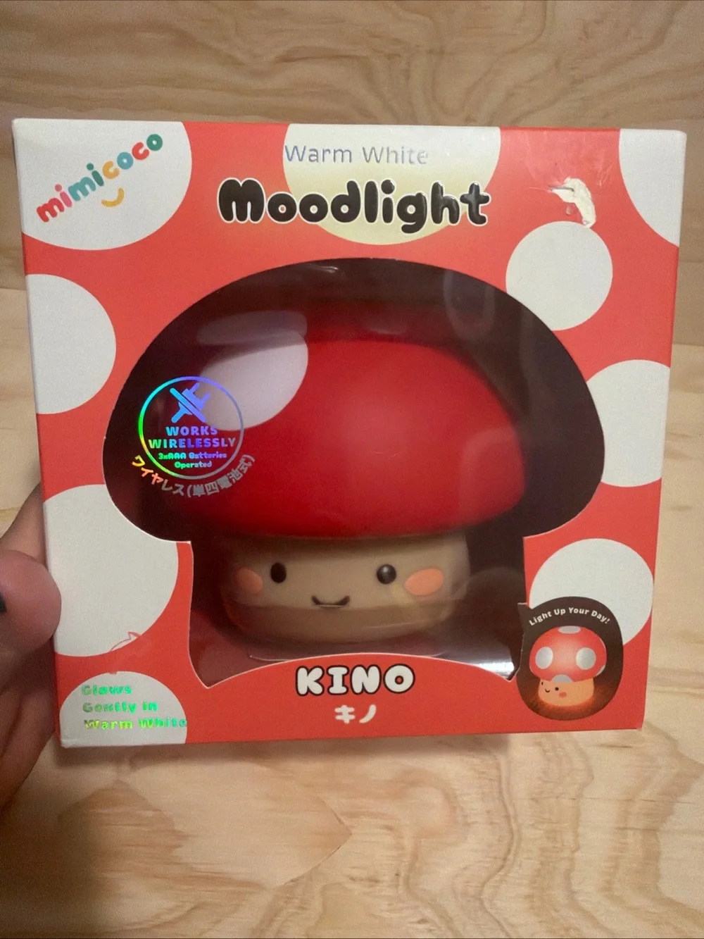 MIMI & COCO Red Moodlight Lantern - Kino Warm White Glow